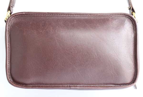 USA製 COACH オールド コーチ レザー ショルダーバッグ 焦げ茶☆9974