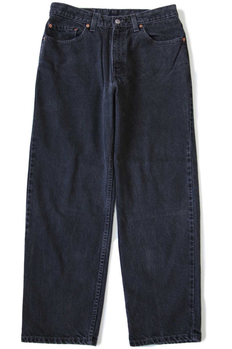 00s メキシコ製 Levi'sリーバイス 550 ブラック デニムパンツ w34 L29