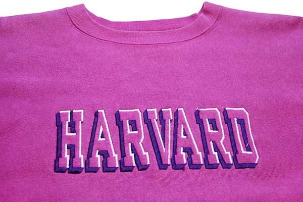 90s USA製 Championチャンピオン HARVARD 刺繍 リバースウィーブ