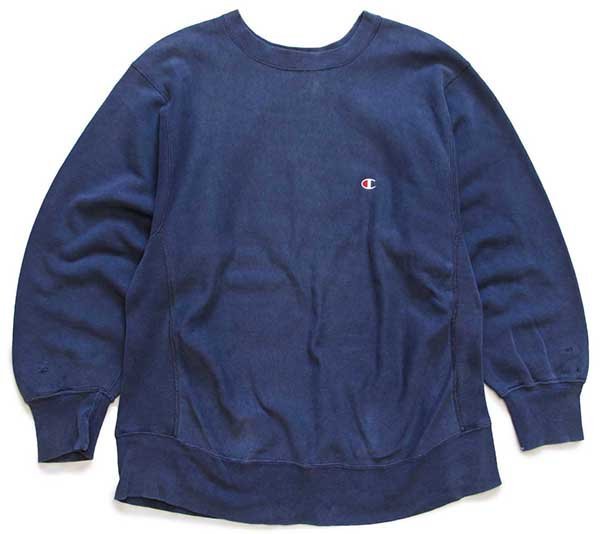 80s USA製 Championチャンピオン ワンポイント リバースウィーブ