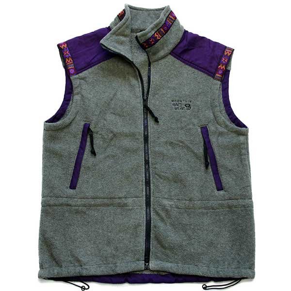 90s USA製 MOUNTAIN HARDWEAR チロリアンテープ POLARTEC フリース