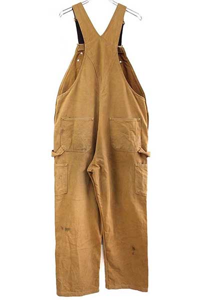 メキシコ製 carharttカーハート ダック地 ダブルニー オーバーオール