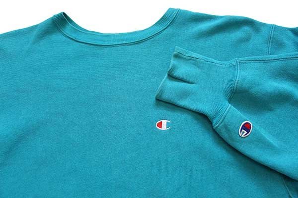90s USA製 Championチャンピオン ワンポイント リバースウィーブ
