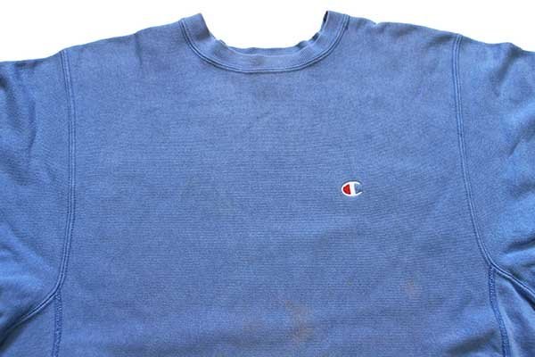 80s USA製 Championチャンピオン ワンポイント リバースウィーブ