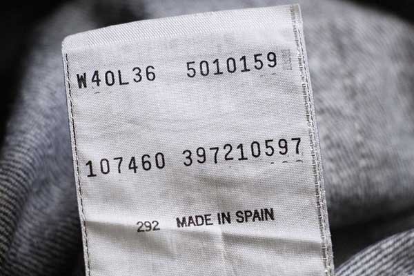 90s スペイン製 Levi'sリーバイス 501 先染め ブラック デニムパンツ