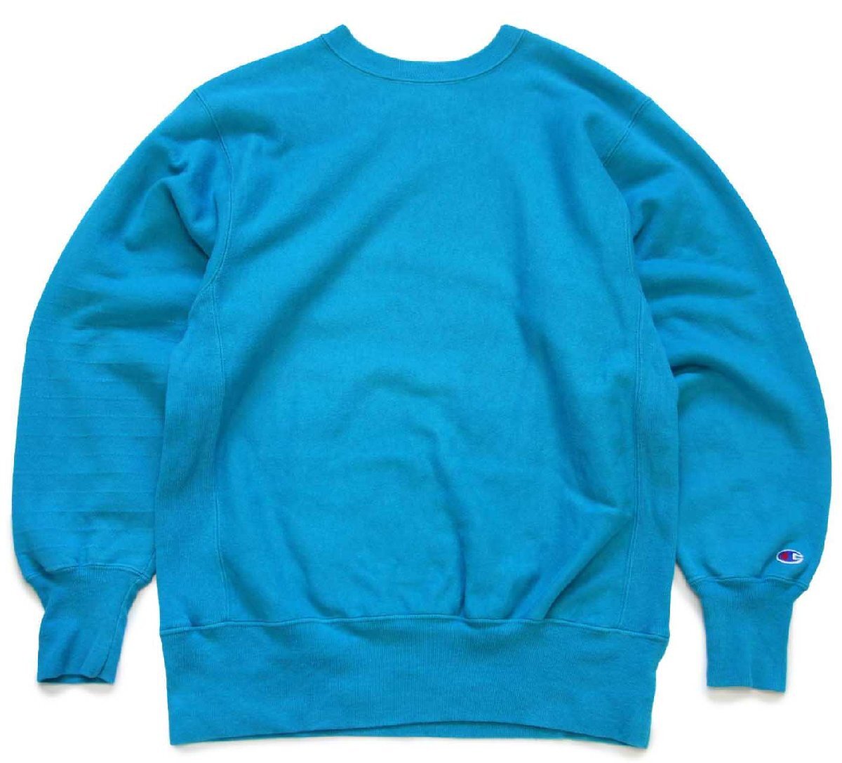 90s USA製 Championチャンピオン 無地 目無し リバースウィーブ