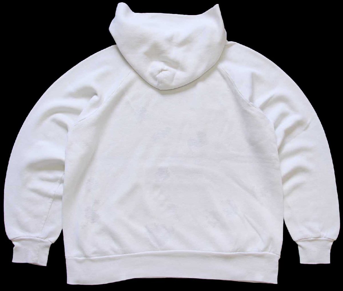 80s USA製 Championチャンピオン Ohio State スウェットパーカー 白 L