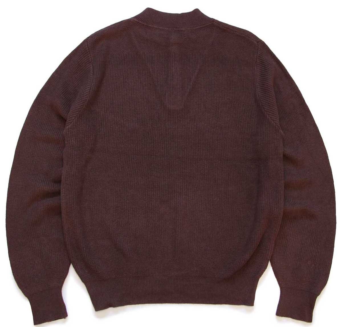 90s USA製 LANDS'ENDランズエンド 5ボタン ヘンリーネック コットン