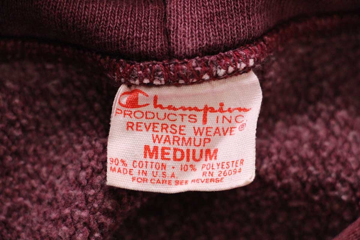 70s USA製 Championチャンピオン 単色タグ ウイングフット 33 リバース