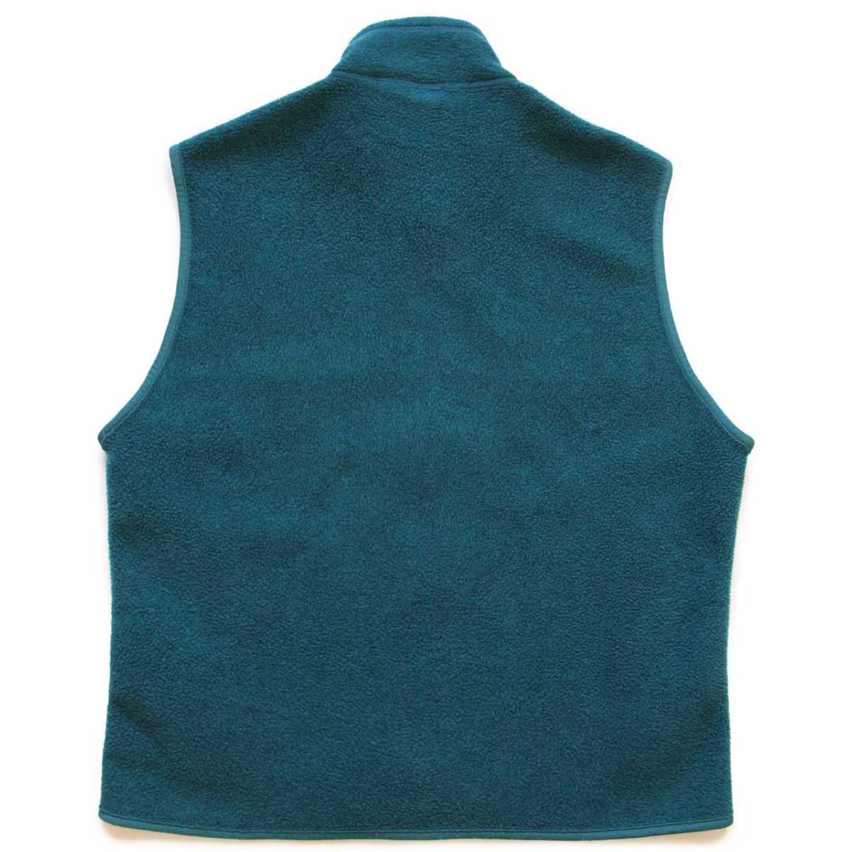 90s USA製 patagoniaパタゴニア ロゴ刺繍 シンチラ フリースベスト 緑