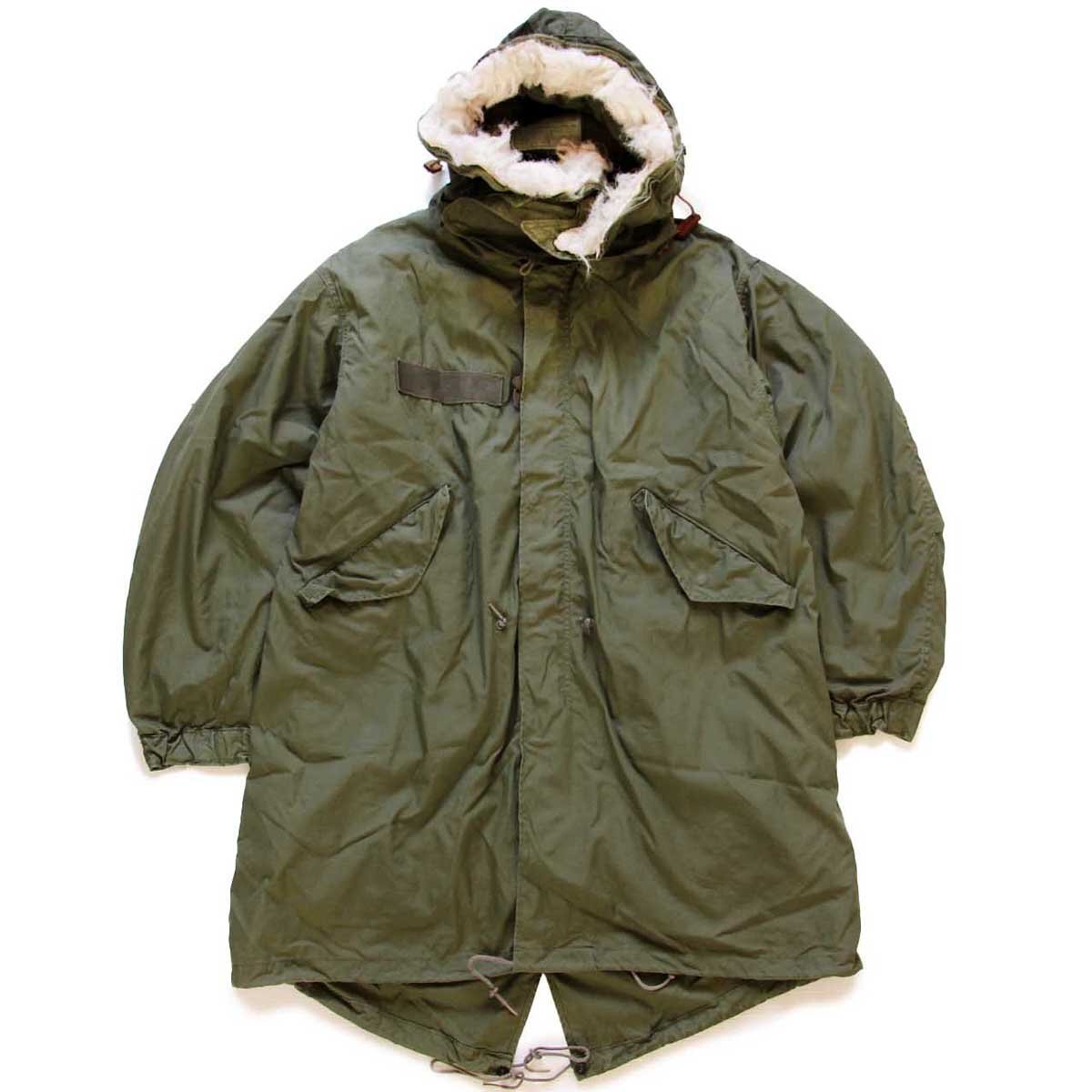 80s 米軍 U.S.ARMY M-65 パーカー キルティングライナー&フード付き S