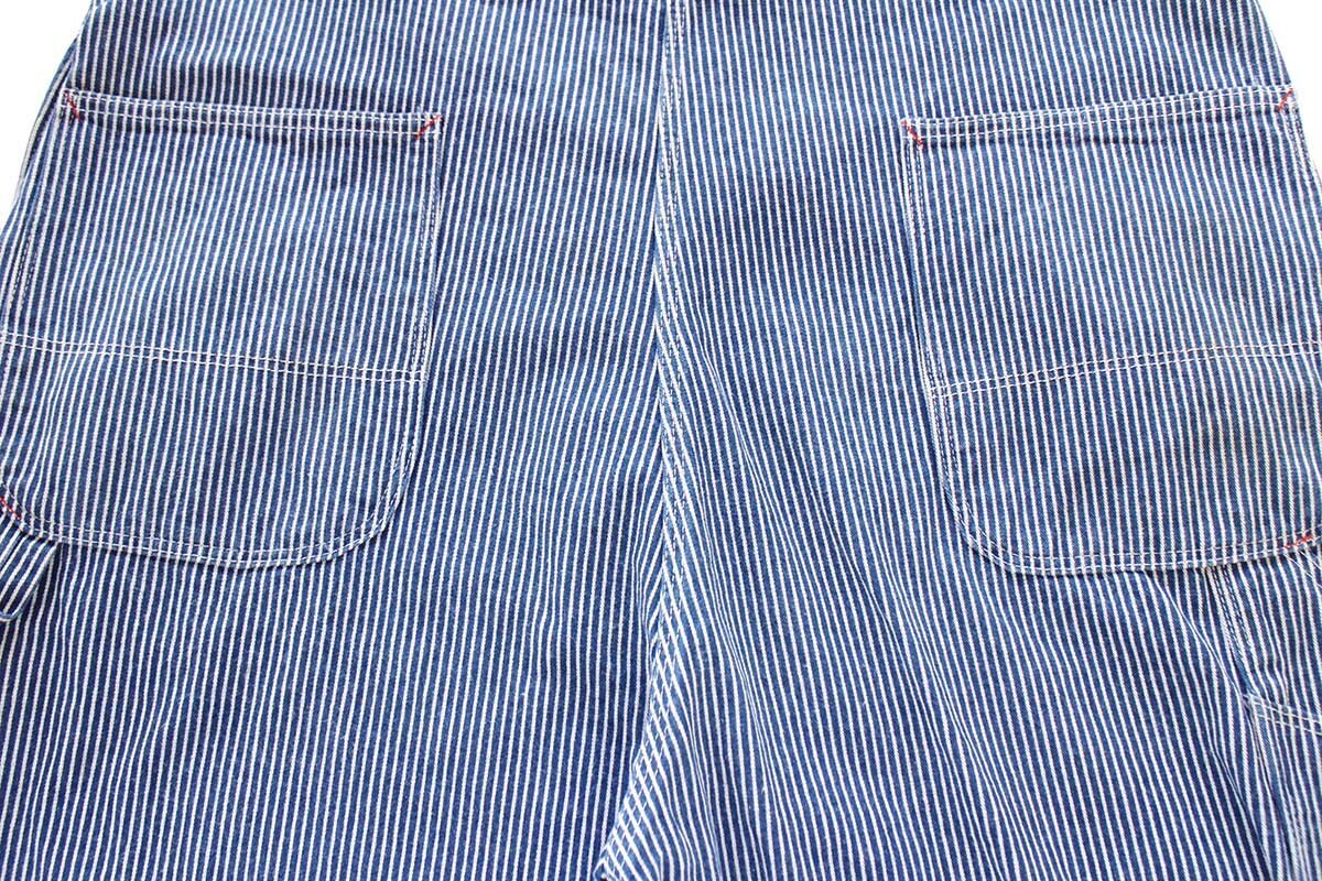 90s USA製 Dickiesディッキーズ ヒッコリー ストライプ オーバーオール
