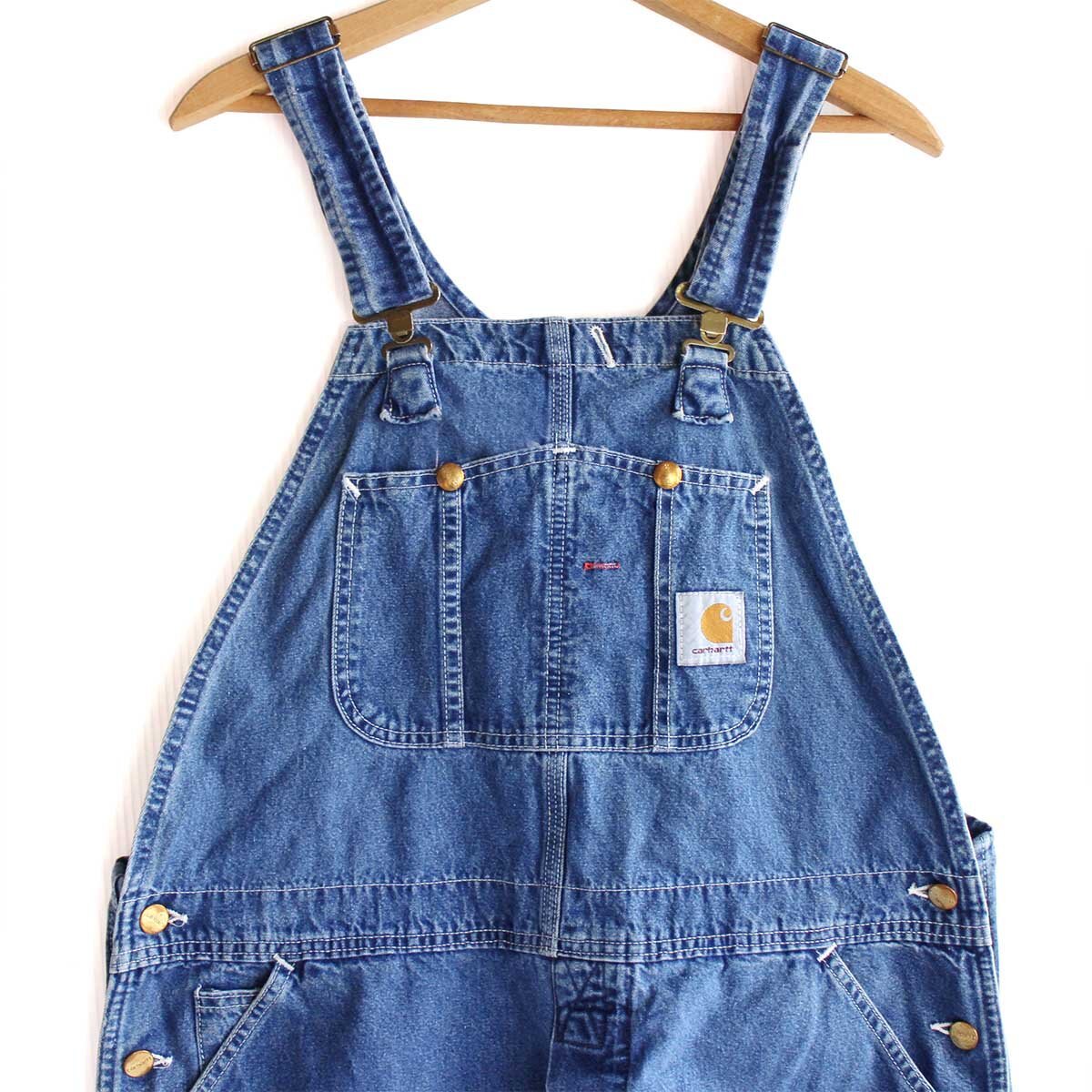 carharttカーハート デニム オーバーオール W40 - Sixpacjoe Web Shop