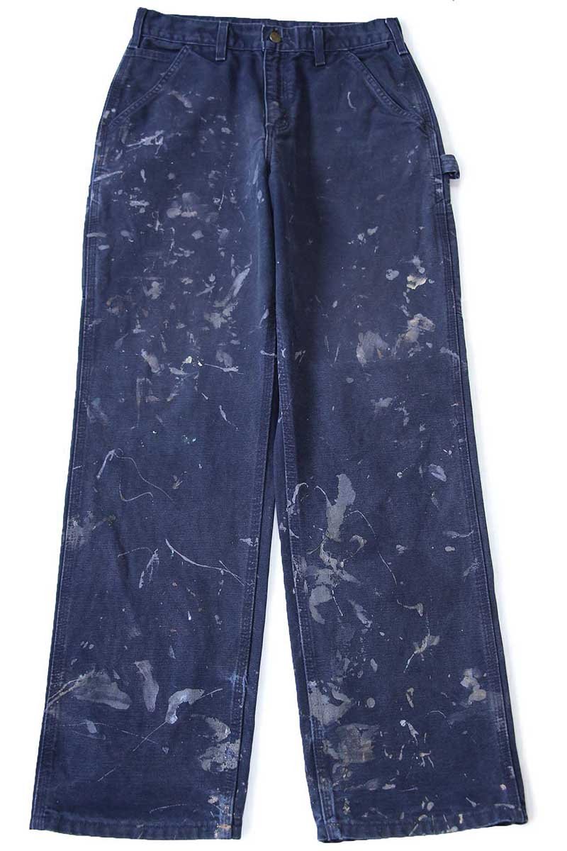 メキシコ製 carharttカーハート ペンキ飛び ダック地 ペインターパンツ