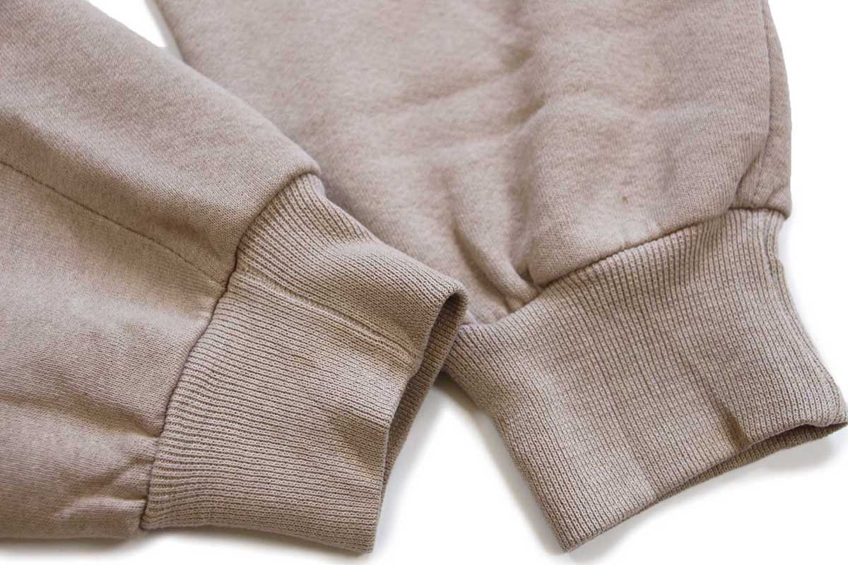 90s USA製 RUSSELLラッセル 無地 前V スウェット ブラウンベージュ L