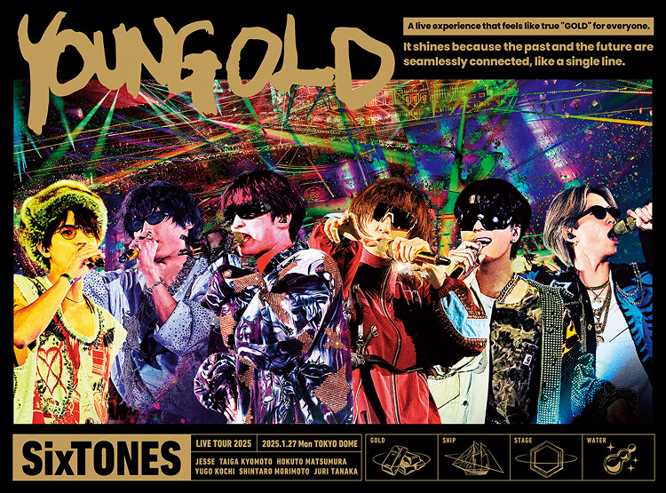 10月29日リリース ライブDVD&Blu-ray「YOUNG OLD」ジャケット写真公開