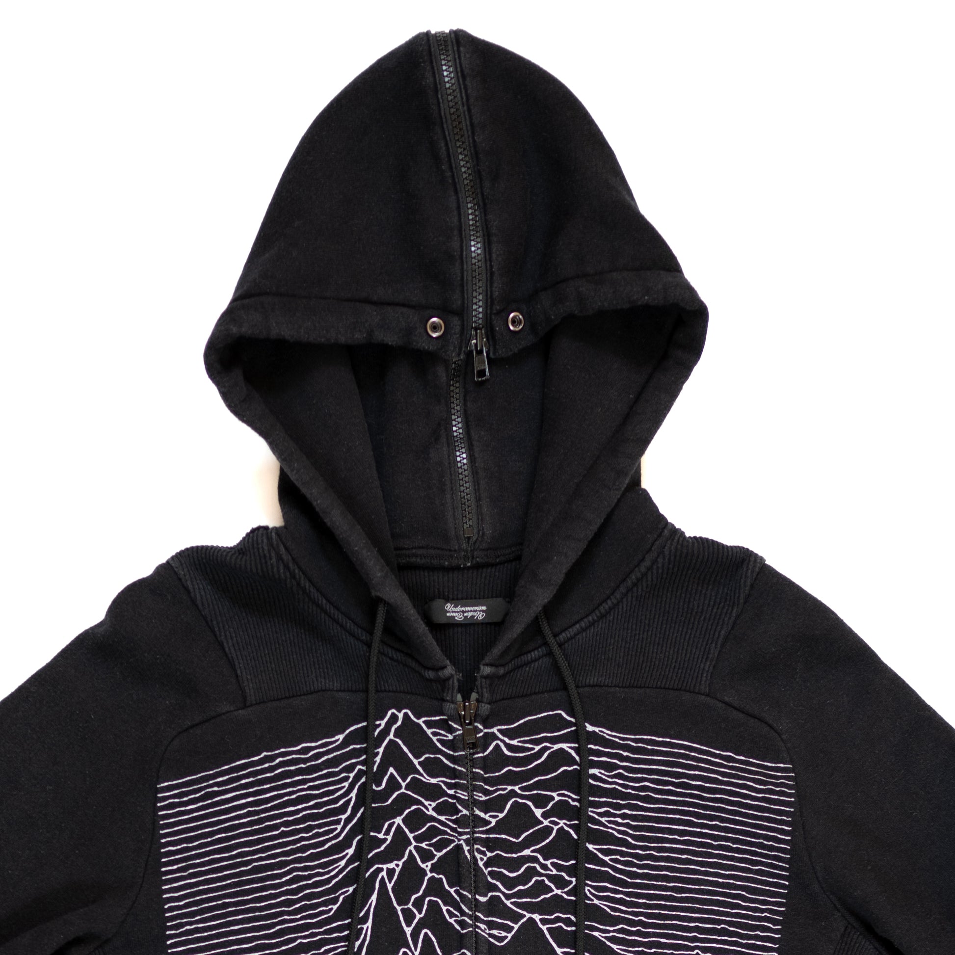 Undercover 'Unknown Pleasures' Joy Division Zip Up Hoodie (2009AW