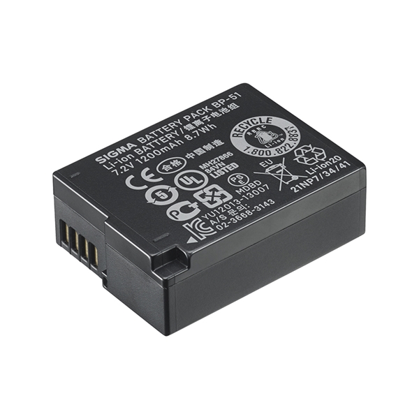 LI-ION BATTERY BP-51: アクセサリー - SIGMAオンラインショップ