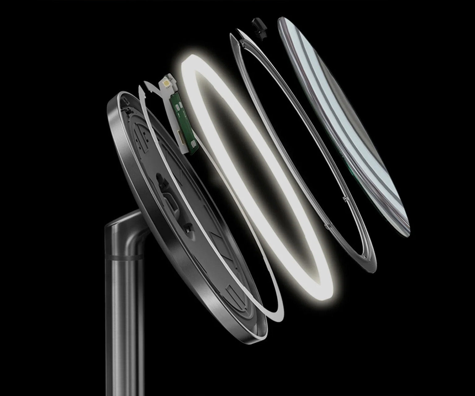 センサーミラー ミニ 10倍拡大鏡 | Simplehuman