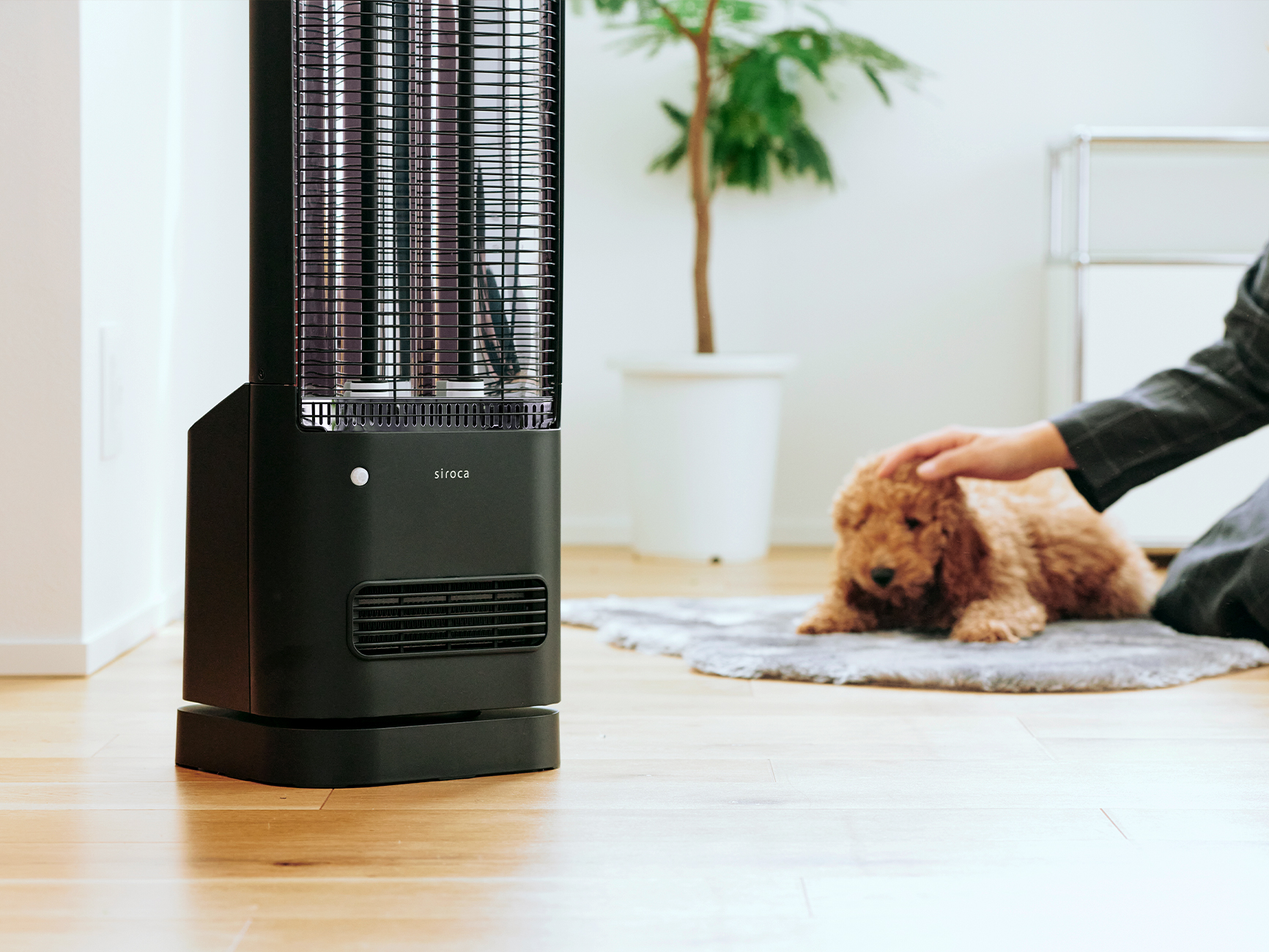 ニーキー siroca スタンド型電気ヒーター ニーキー siroca スタンド型