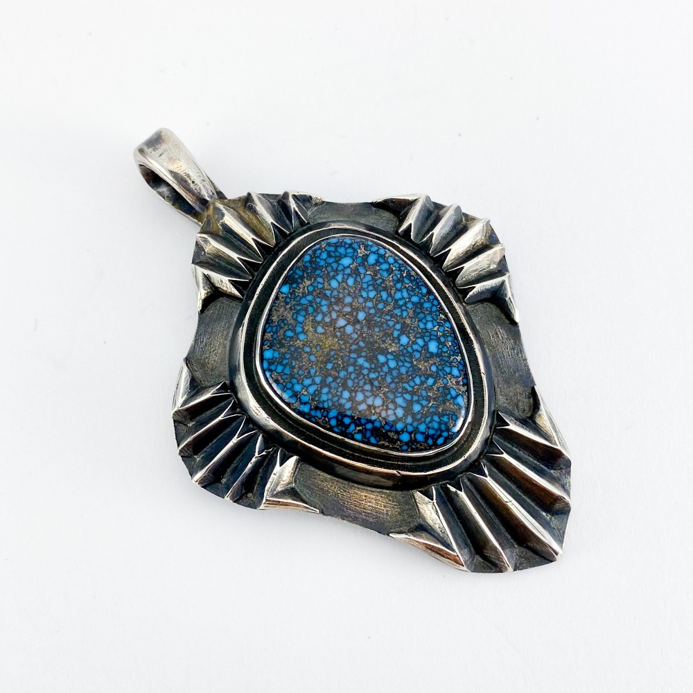 Original Lander Blue Pendant top 066 | ターコイズ・メンズシルバー