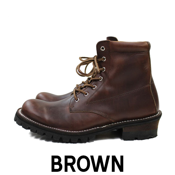 8593H │ クロムエクセルレザープレーンMIDブーツ | Slow Wear Lion