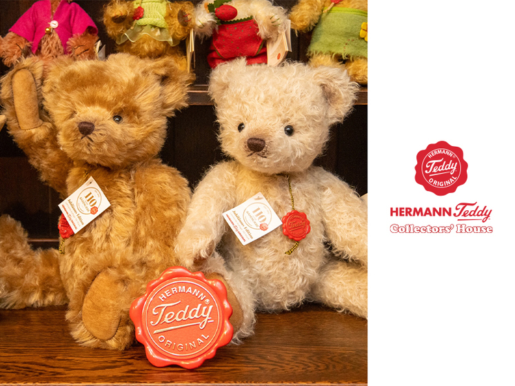 🧸ドイツで生まれた本物のテディベア🧸ドイツのハーマン社は、1912年に