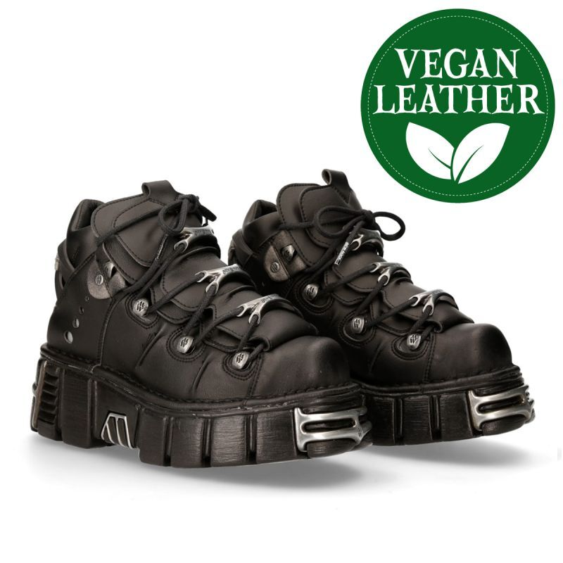 取り寄せ] M-106-VS1 / プレート / 厚底スニーカー / ビーガンレザー