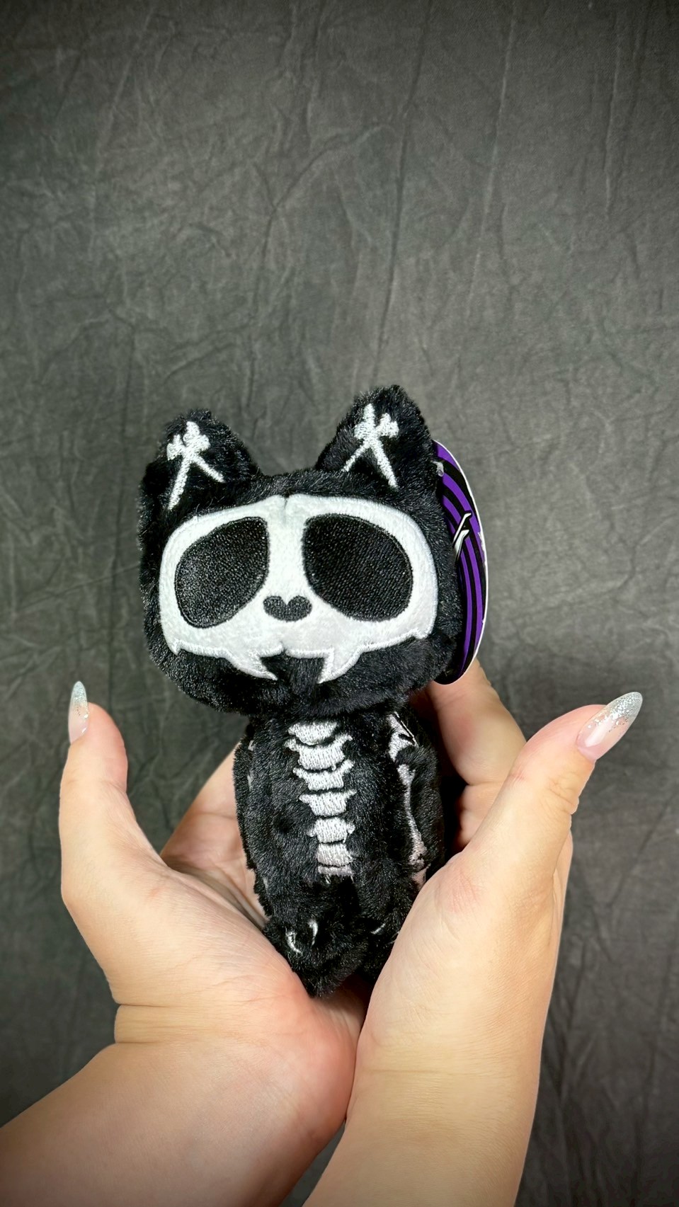 Skelekitty Plush Keychain / ぬいぐるみキーホルダー【VampireFreaks