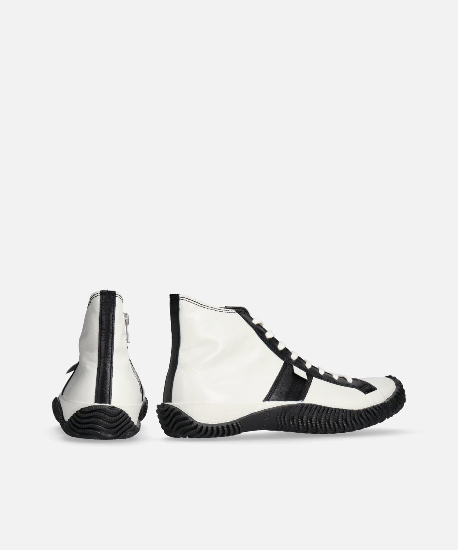 SP-443 Shiro/Kuro | 国産ハンドメイド スニーカー スピングル