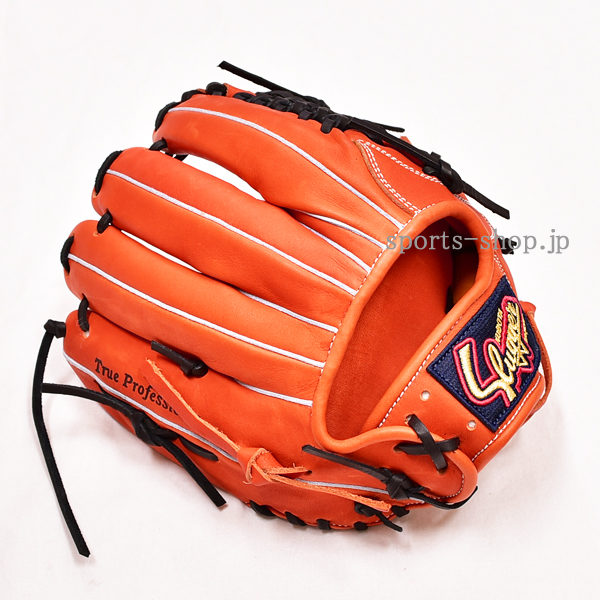 久保田スラッガー KSN-AR5 内野手用 Fオレンジ×ブラック紐 C-7837 軟式