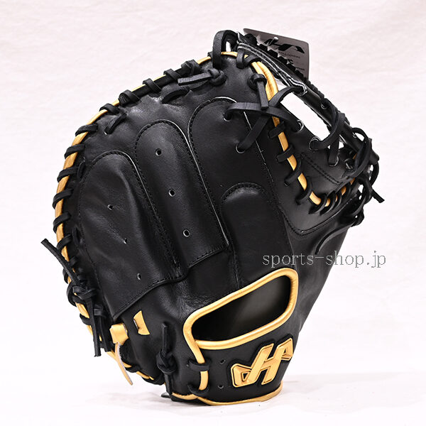ハタケヤマ 甲斐モデル ブラック×ゴールド TH-SH19GS 捕手用 M19 軟式