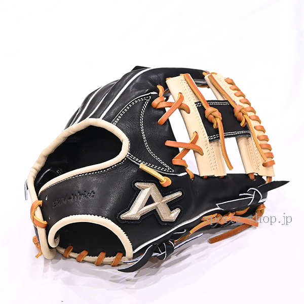 アトムズ 軟式用 ANU-026+ 内野手用 026型 ブラック×Cブラウン 軟式