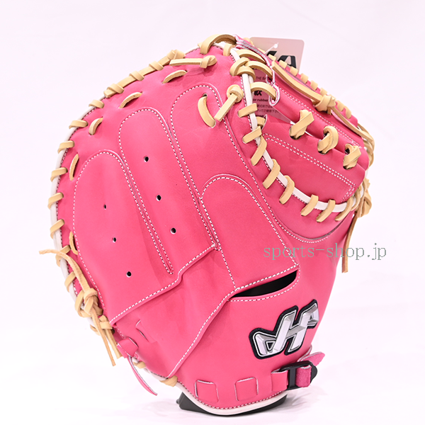 ハタケヤマ 40周年記念 限定品 PRO-M8PS ピンク 四国 捕手用 軟式