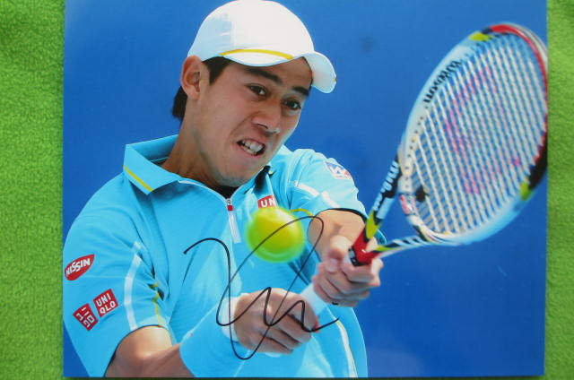 錦織圭直筆サインフォト - SPORTS GALLERY USA