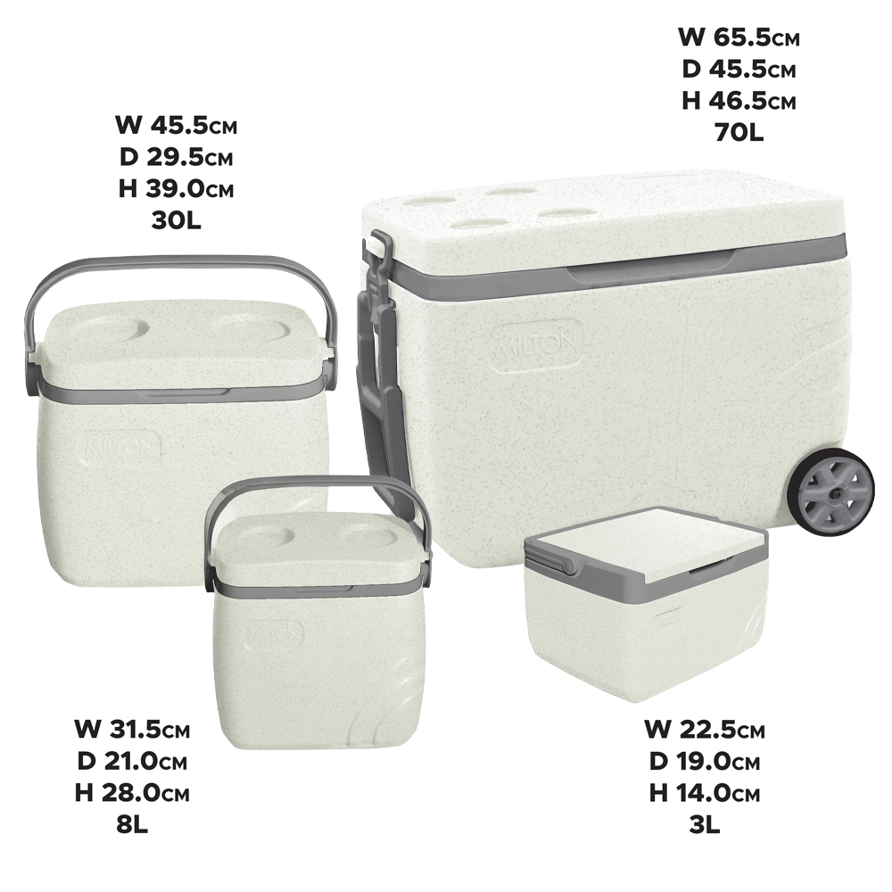 SQ Professional - 10099 Friza Ice Chest Set 4pc Sand