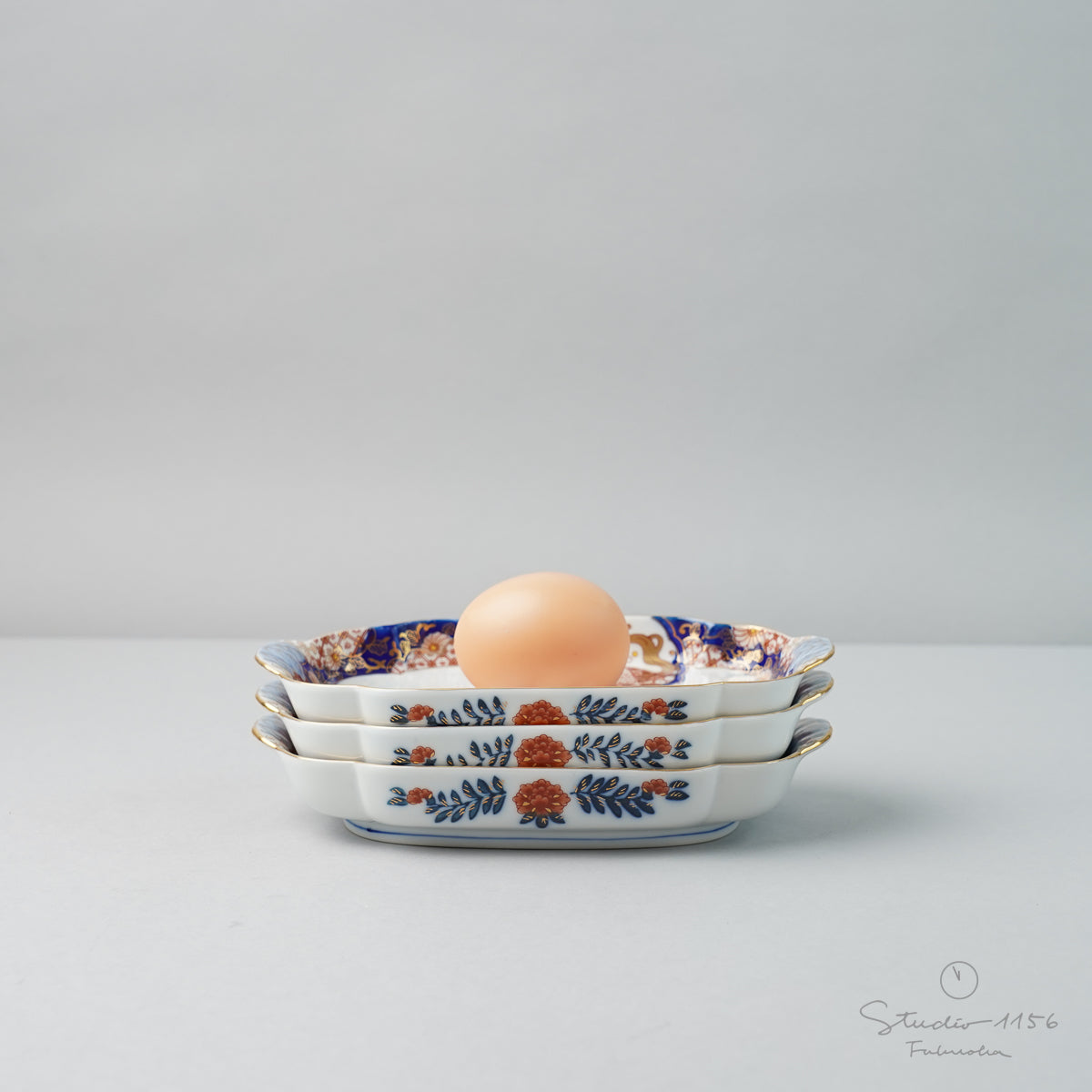 有田焼 染錦金彩 松竹梅鶴絵 銘々皿 17cm 其泉窯の通販｜Studio1156