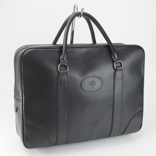 マルベリー/Mulberry【英国製☆レザー/ブリーフケース/黒】 | 高級中古