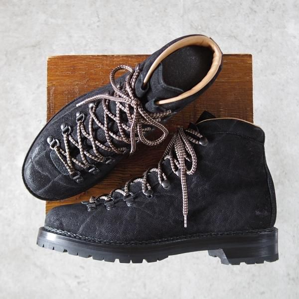 F.LLIジャコメッティ SIZE 41【象革/マルモラーダ/黒】 | 高級中古革靴