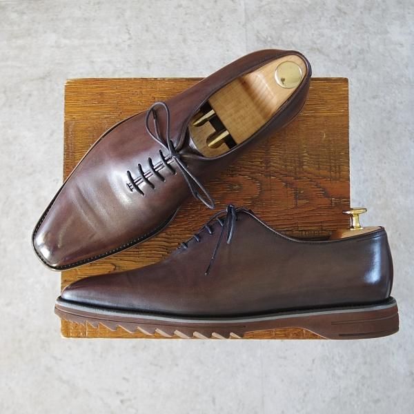 ベルルッティ SIZE 7.5【灰茶系パティーヌ☆ホールカット】 | 高級中古