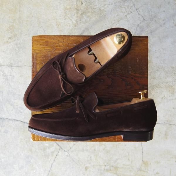 極上☆クロケット&ジョーンズ 7E 【☆ヘイリング/HAYLING】スエード/茶