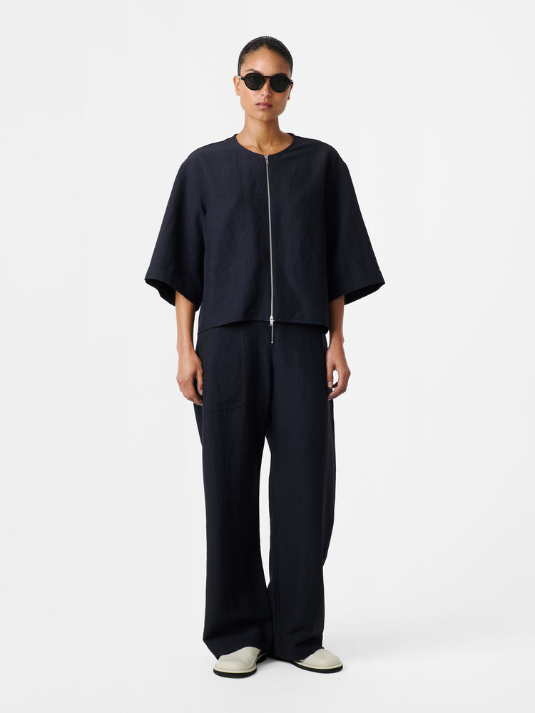 Tuttle Shirt in Darkest Navy – Studio Nicholson