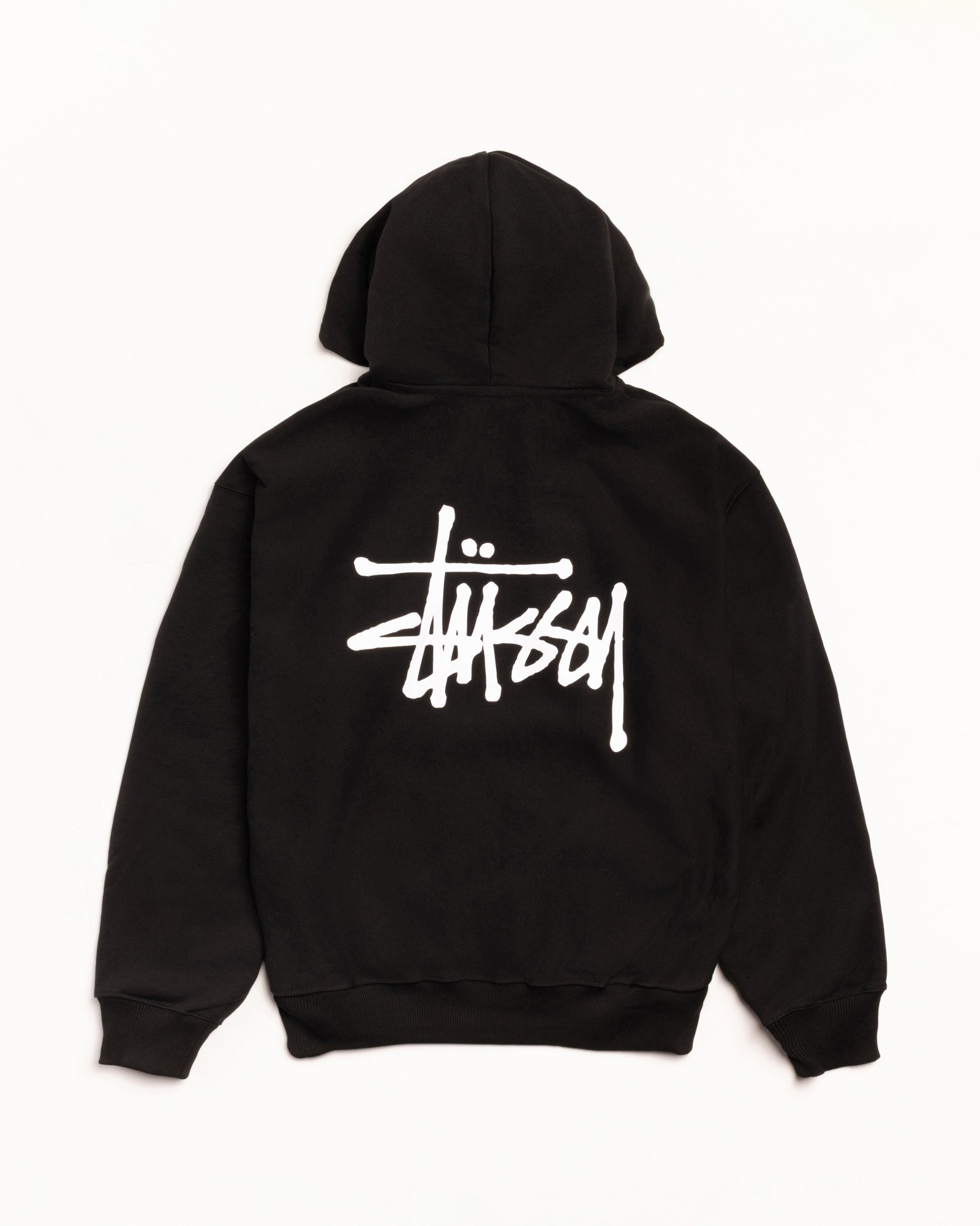 Basic Stüssy Hoodie – Black | Sweats | Stüssy