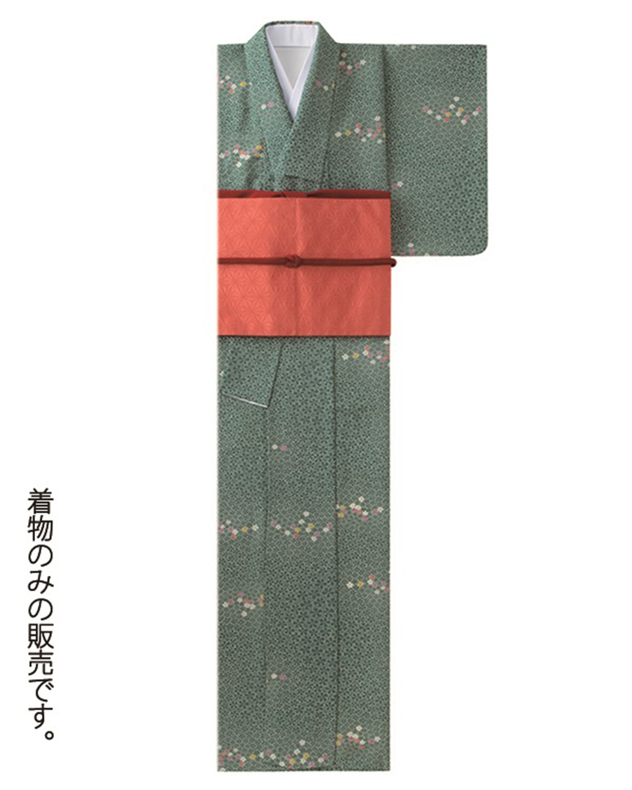 桜花文様京小紋】きもの | ユニフォーム総合メーカーのサーヴォ公式