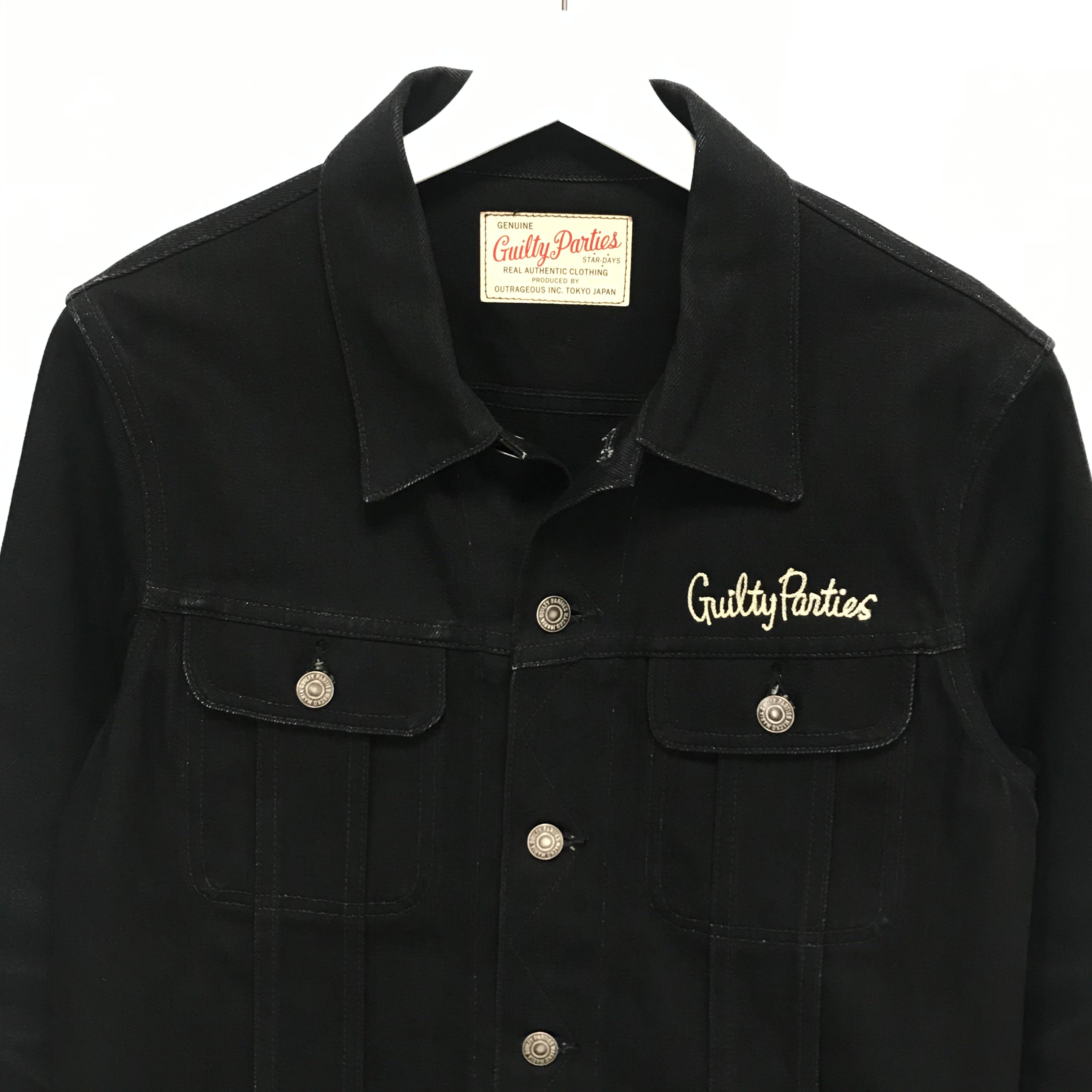 M] Wacko Maria Guilty Parties Denim Jacket Black – StylisticsJapan.com