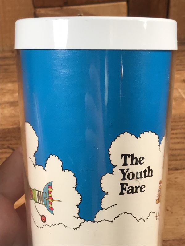 Thermo-Sew Peter Max 7up Plastic Tumbler セブンアップ ビンテージ