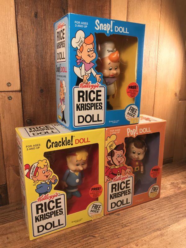 Kellogg's Rice Krispies “Snap!Crackle!Pop!” Doll Set スナップ