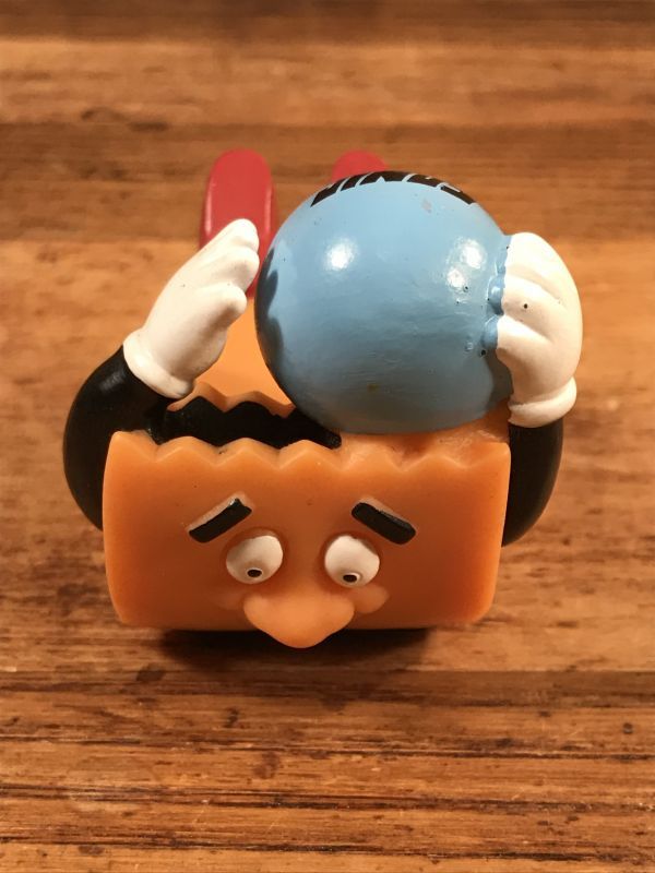 Sonic Drive-In Brown Bag Bowlers “Blue Ball On Head” Meal Toy
