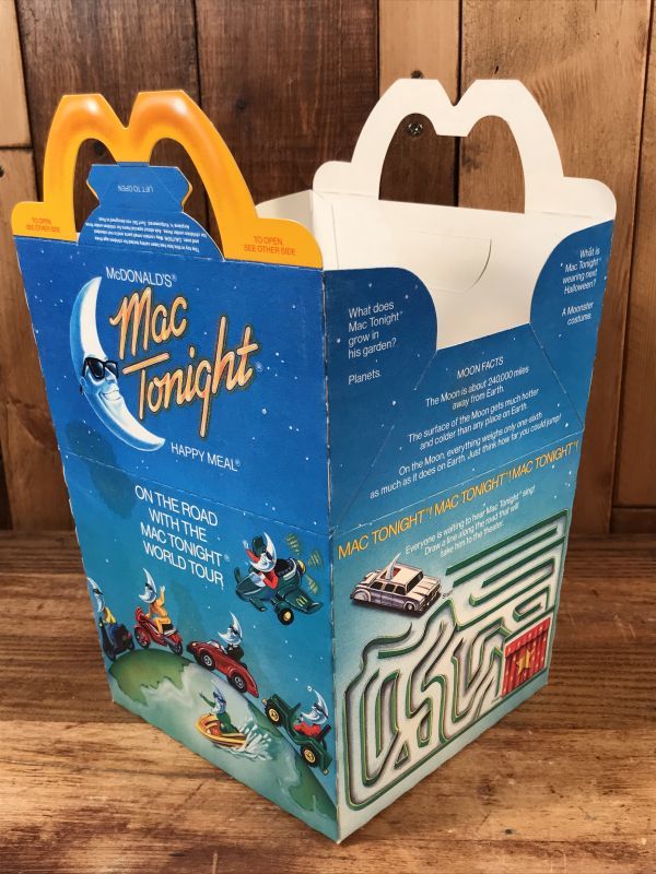 McDonald's “Mac Tonight” Happy Meal Box マクドナルド ビンテージ