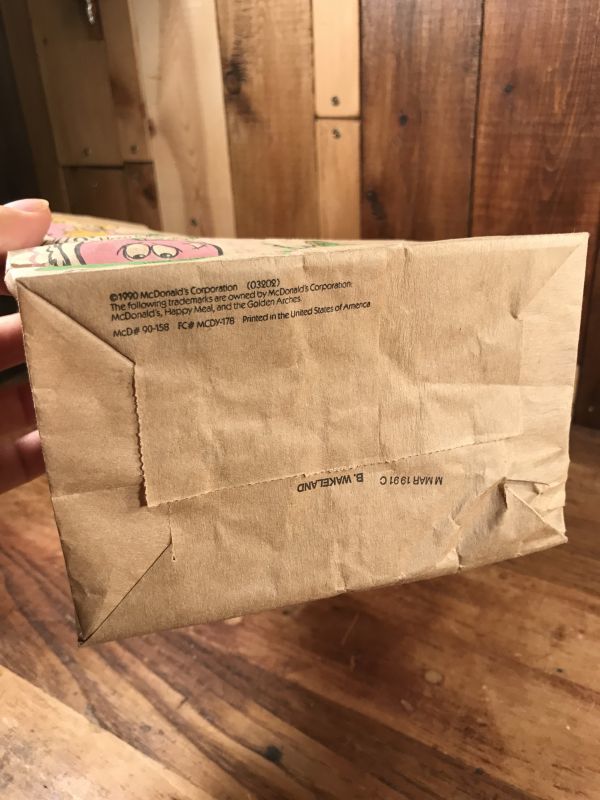 McDonald's “Nature's Helpers” Happy Meal Paper Bag マクドナルド
